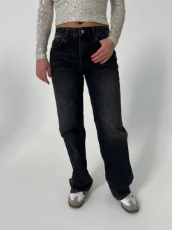 Design By Si Sage baggy jeans - Mørke grå denim Outlet