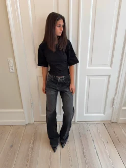 Design By Si Sage baggy jeans - Mørke grå denim Outlet