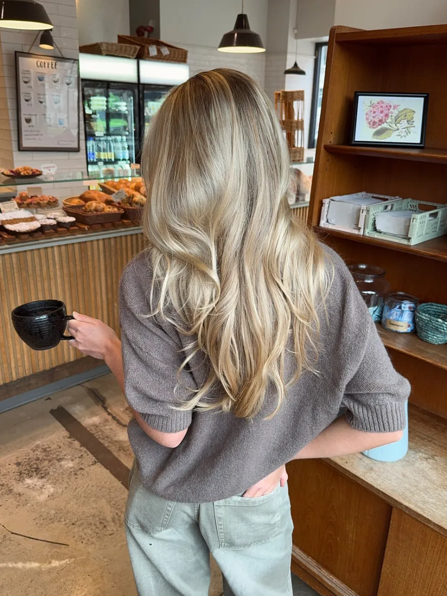 Design By Si Sakura kortærmet cardigan - Brun Hot
