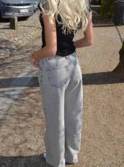 Design By Si Samara jeans - Lys grå Outlet