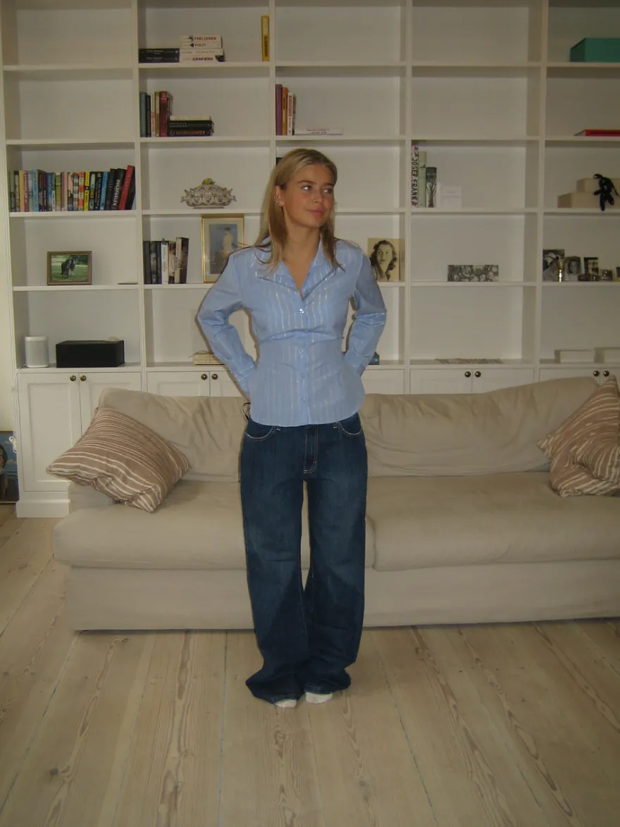 Design By Si Samara jeans - Mørkeblå denim