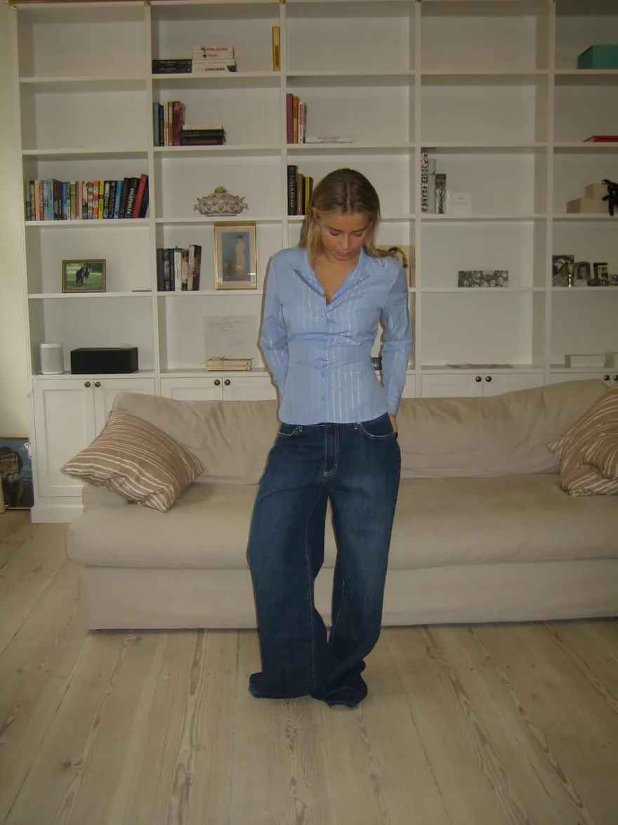 Design By Si Samara jeans - Mørkeblå denim