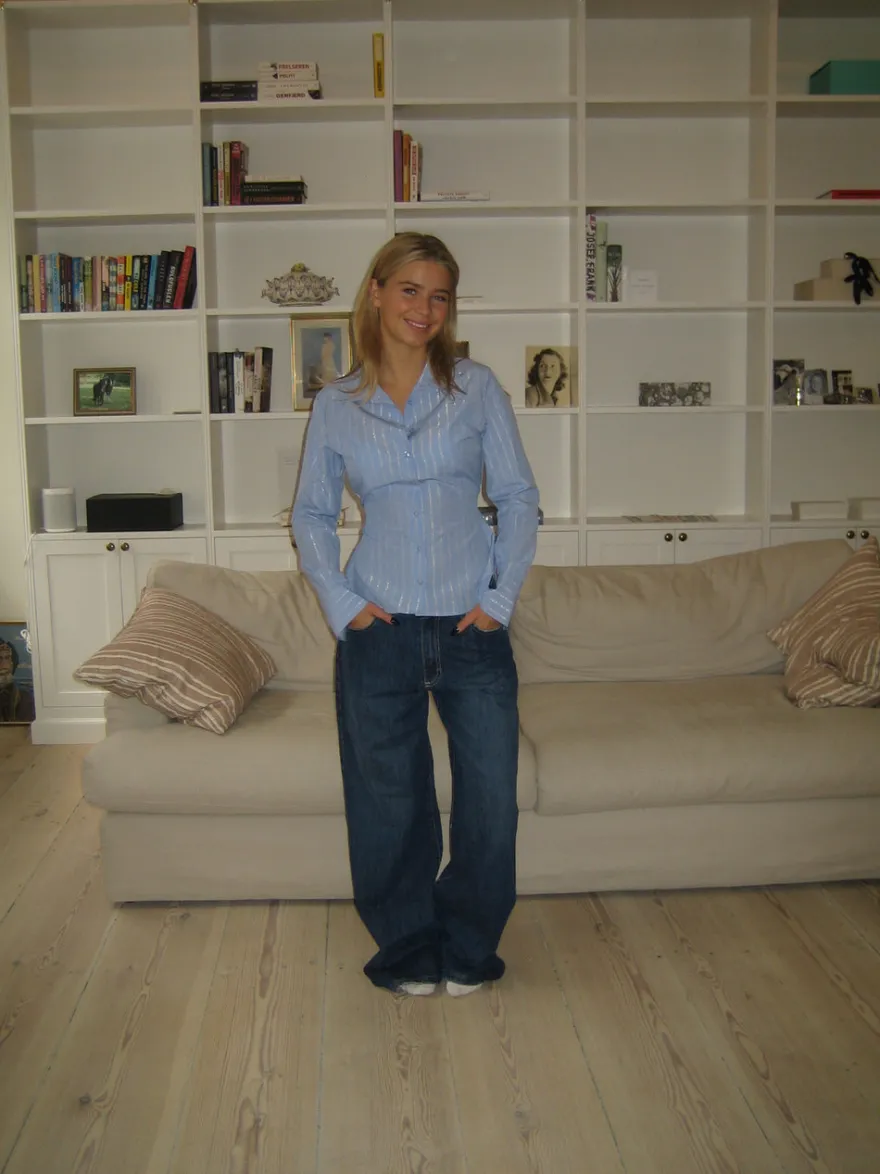 Design By Si Samara jeans - Mørkeblå denim