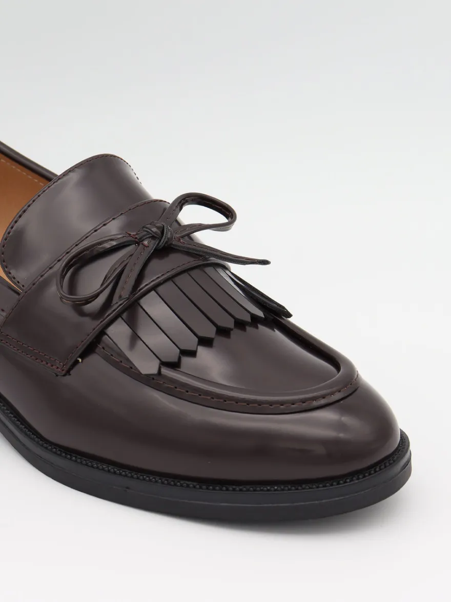 Design By Si Samia loafers med detaljer - Brun Outlet