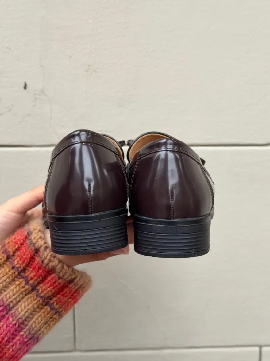Design By Si Samia loafers med detaljer - Brun Outlet