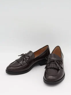 Design By Si Samia loafers med detaljer - Brun Outlet
