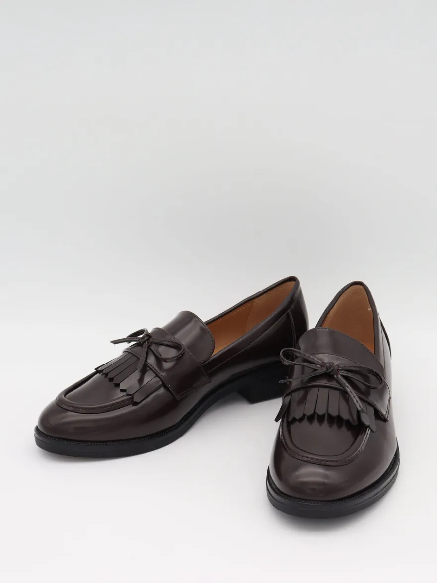 Design By Si Samia loafers med detaljer - Brun Outlet