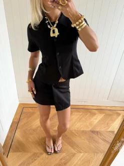 Design By Si Scandivv mini suit nederdel - Sort Sale
