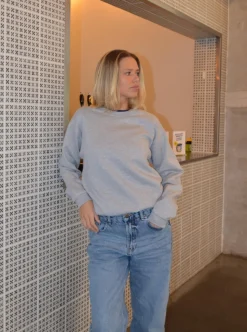 Design By Si Self love club sweatshirt - grå Best