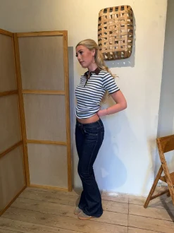 Design By Si Senia bootcut jeans - Mørkeblå Online
