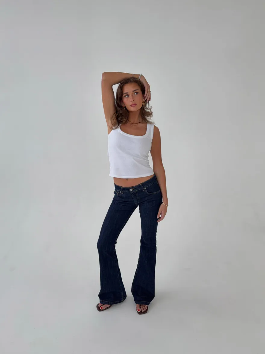 Design By Si Senia bootcut jeans - Mørkeblå Online