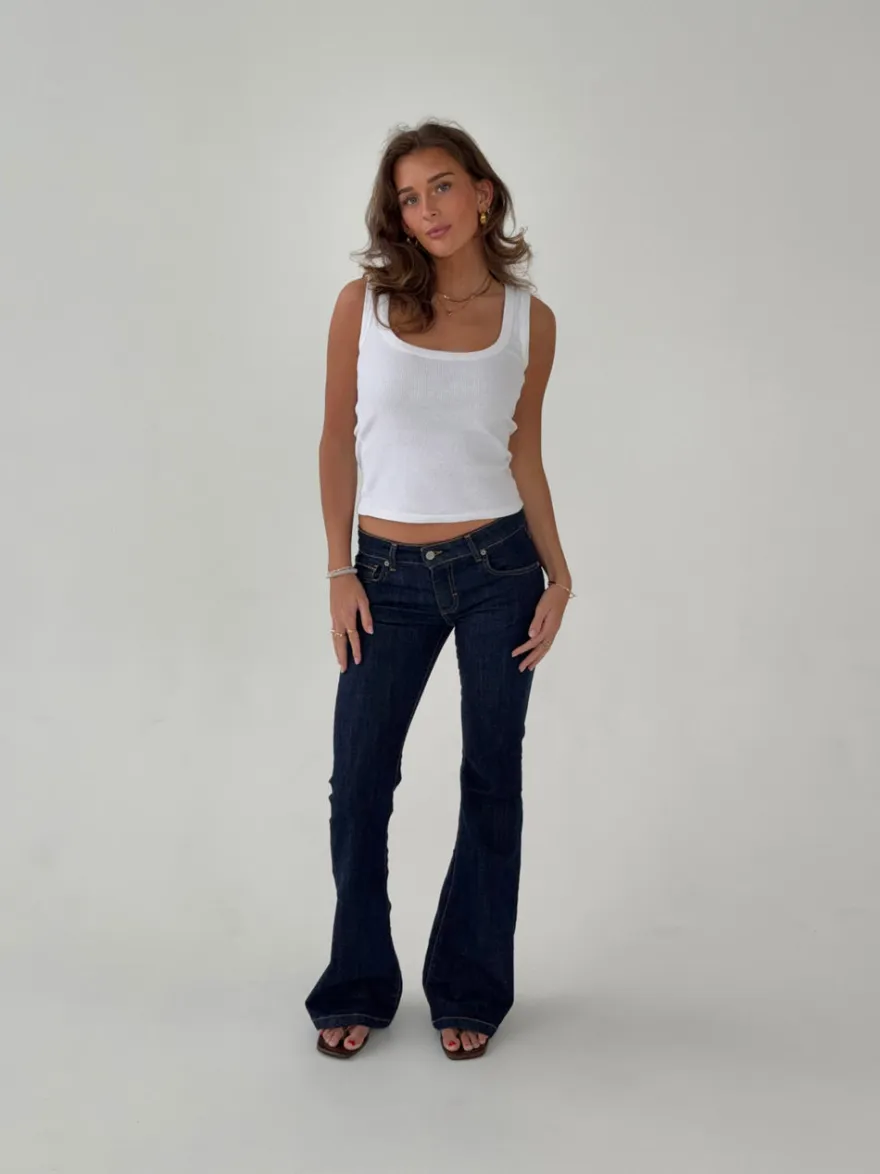 Design By Si Senia bootcut jeans - Mørkeblå Online