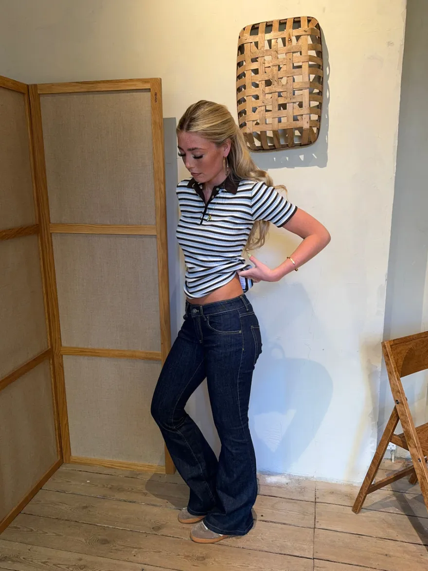 Design By Si Senia bootcut jeans - Mørkeblå Online