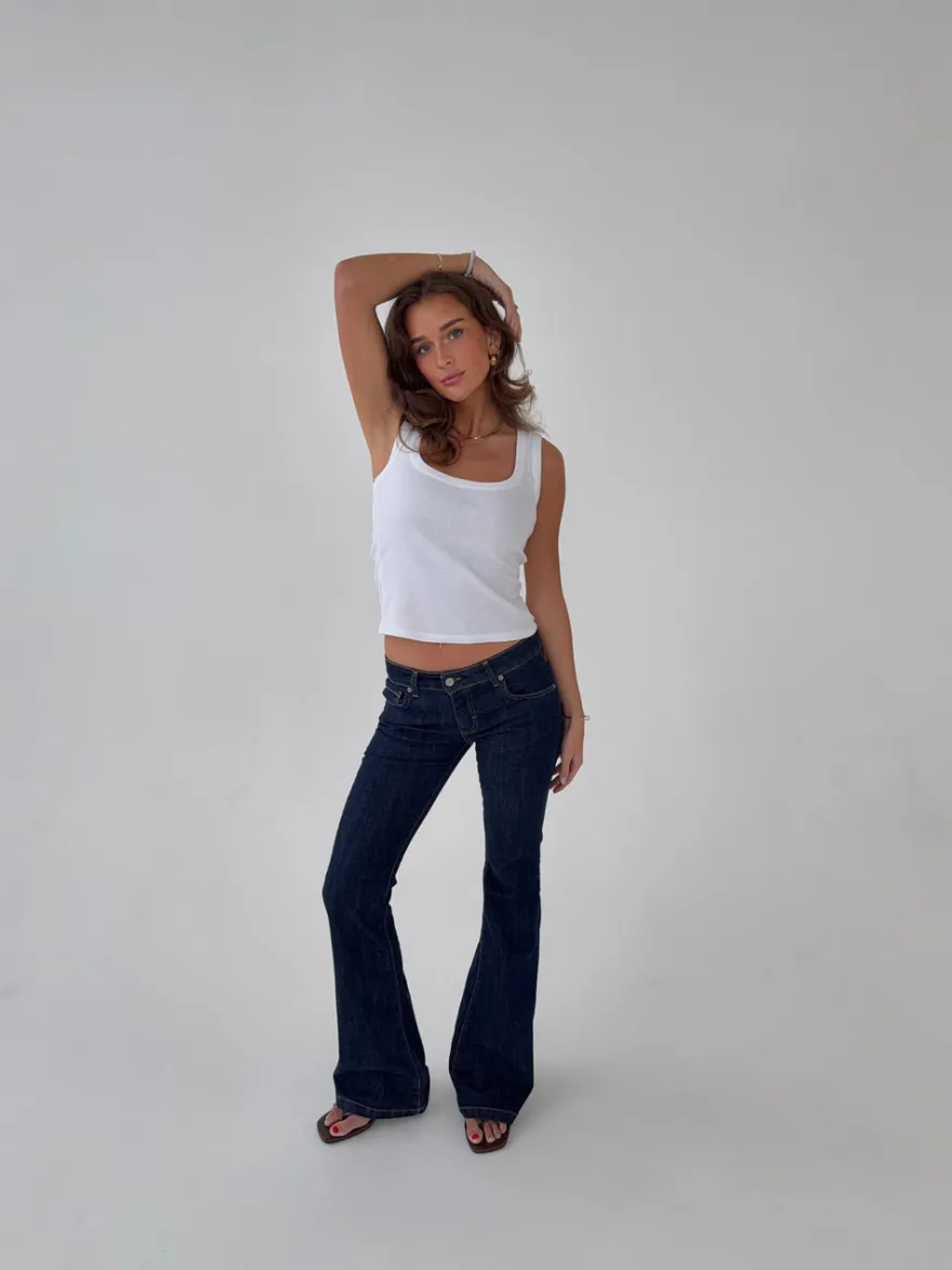 Design By Si Senia bootcut jeans - Mørkeblå Online