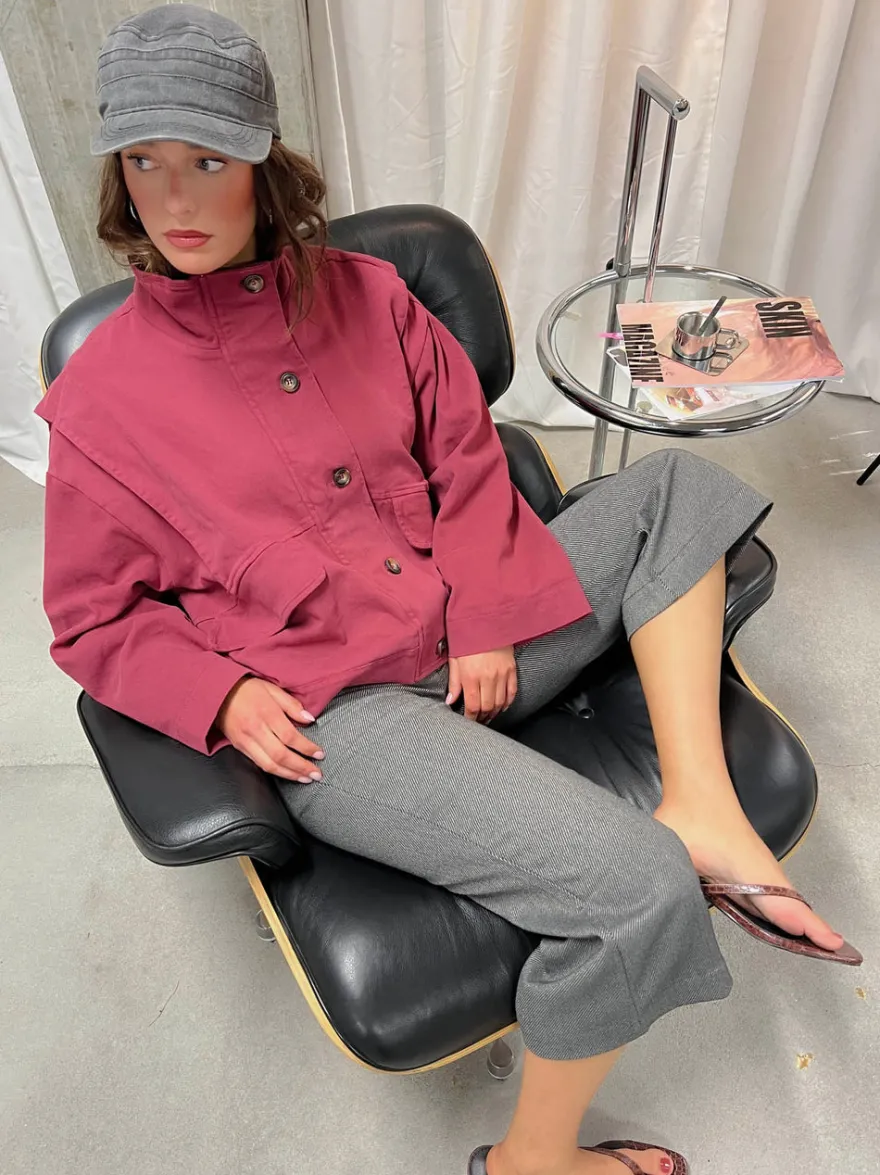 Design By Si Seraphine jakke - Vinrød Hot