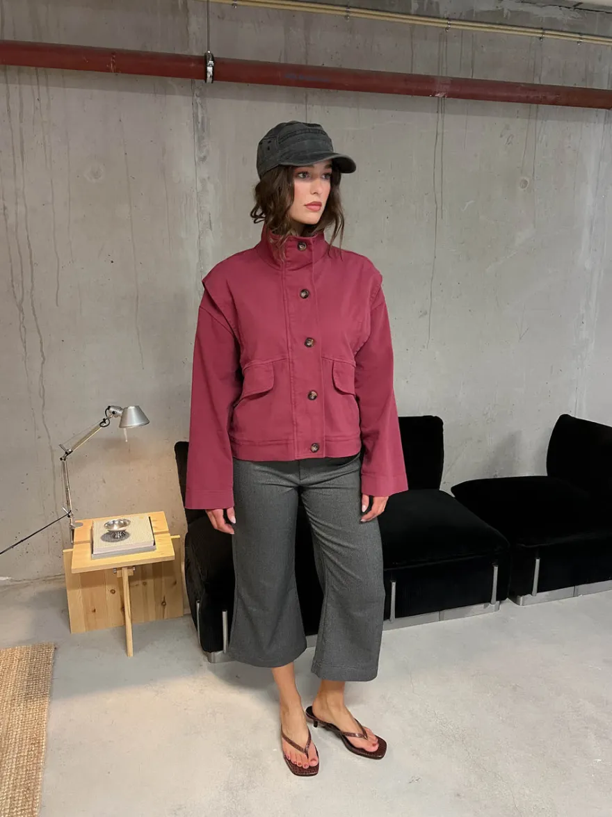 Design By Si Seraphine jakke - Vinrød Hot