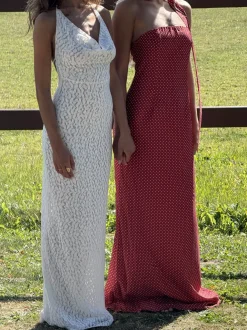 Design By Si Sesia maxi blondekjole - Hvid New