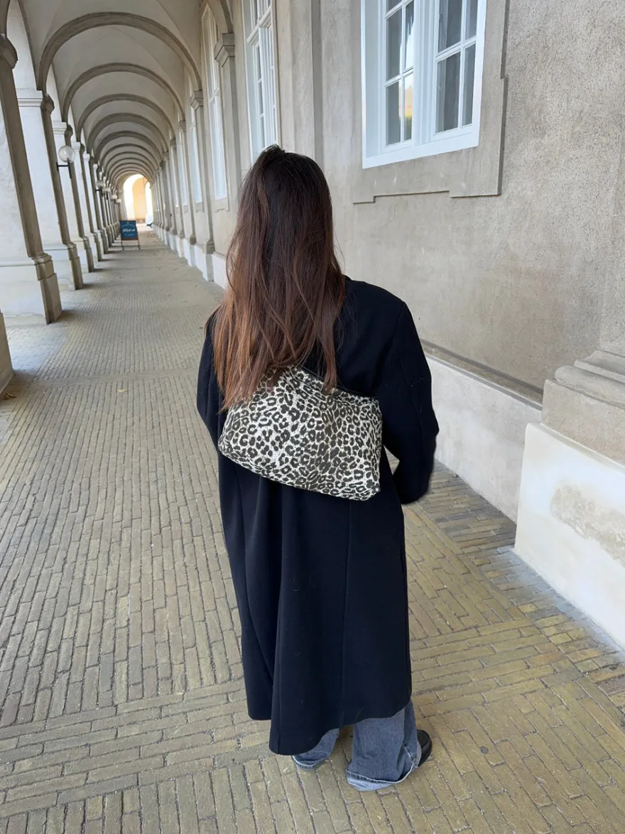 Design By Si Singapore taske - Leopard Clearance