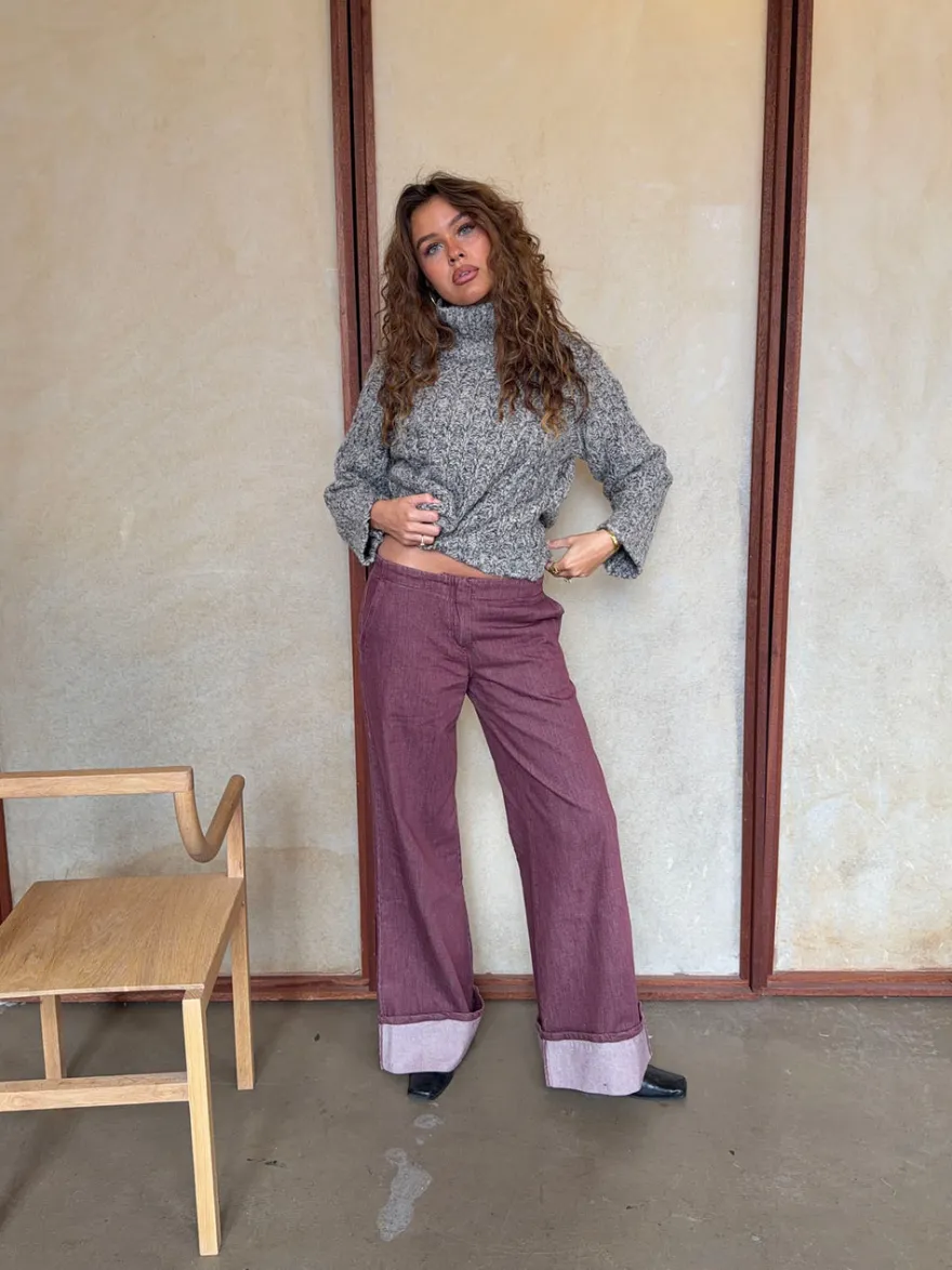 Design By Si Siv jeans - Bordeaux