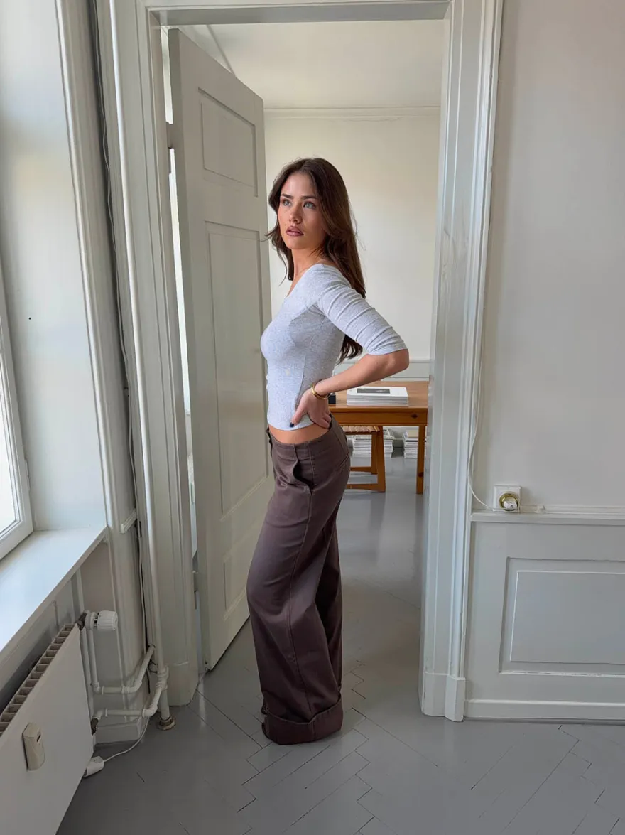 Design By Si Siv jeans - Brun Best