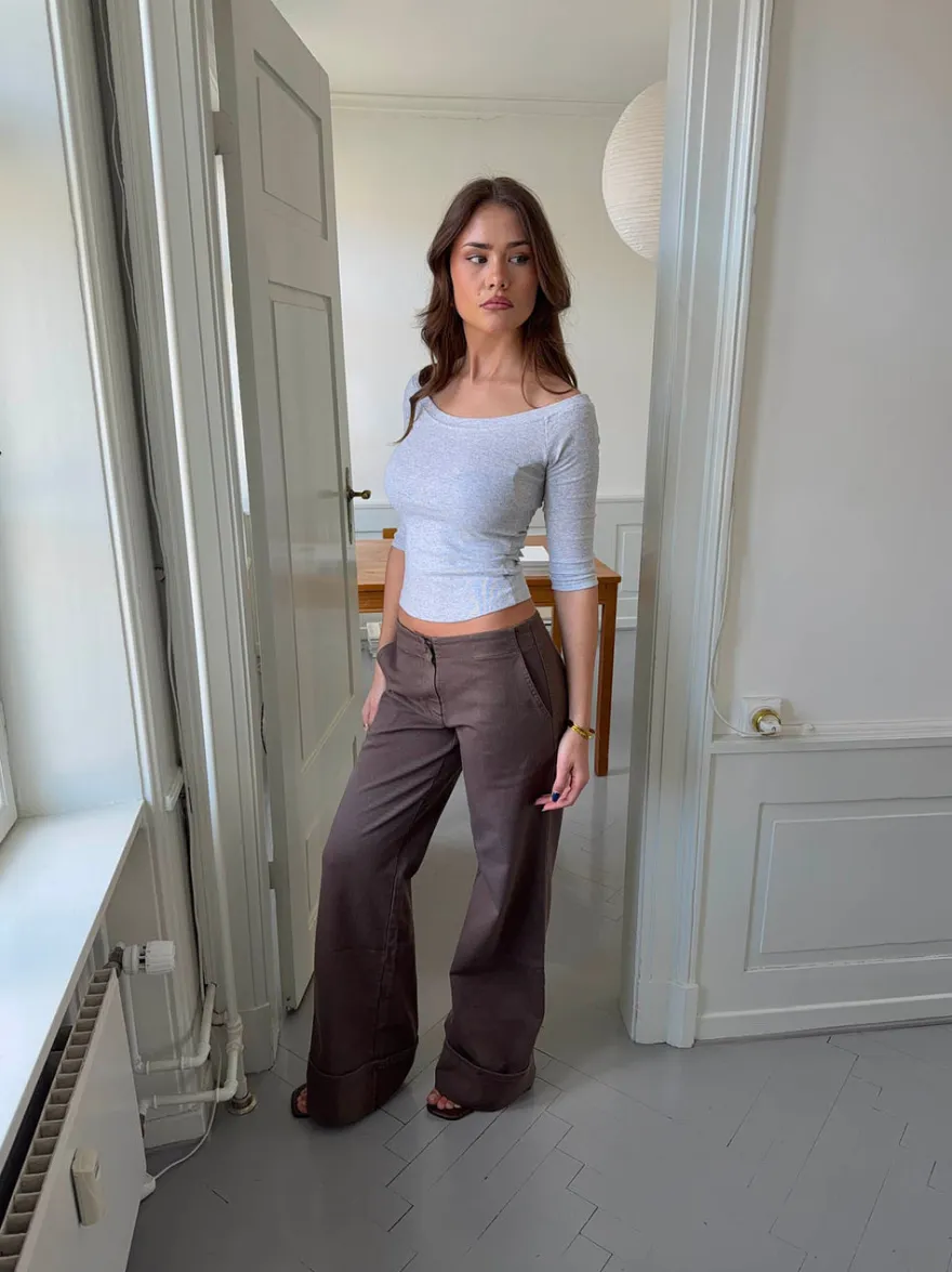 Design By Si Siv jeans - Brun Best