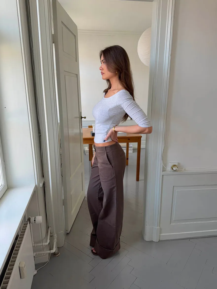 Design By Si Siv jeans - Brun Best