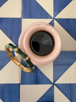 Design By Si Sola armbånd med guld detaljer - Mørke Grøn Hot