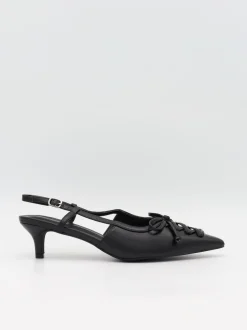 Design By Si Sola mules med sløje - Sort Discount
