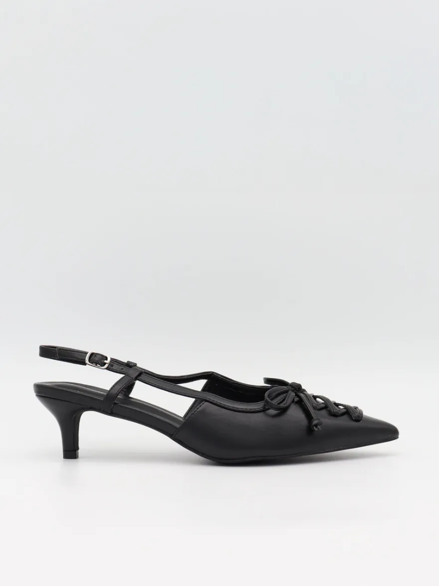 Design By Si Sola mules med sløje - Sort Discount