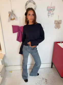 Design By Si Solea bootcut jeans - Lys denim Online