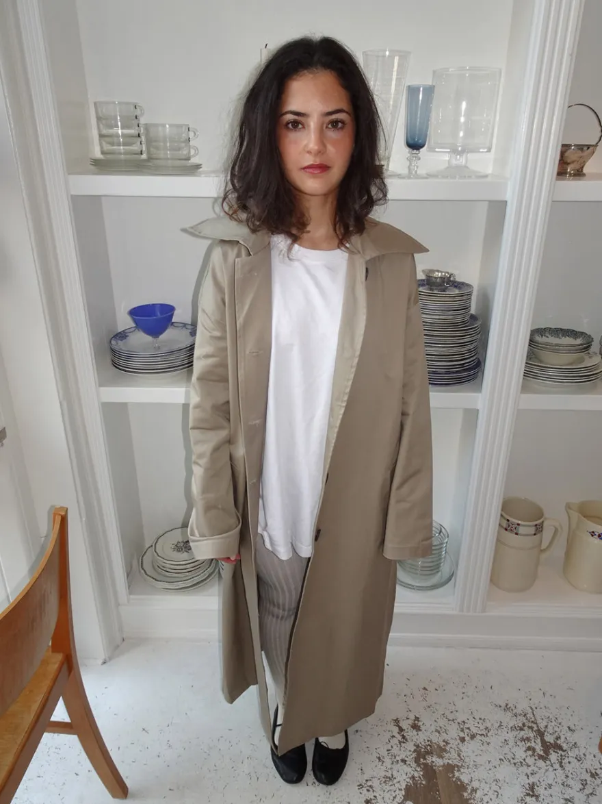 Design By Si Solene trenchcoat - Beige Hot