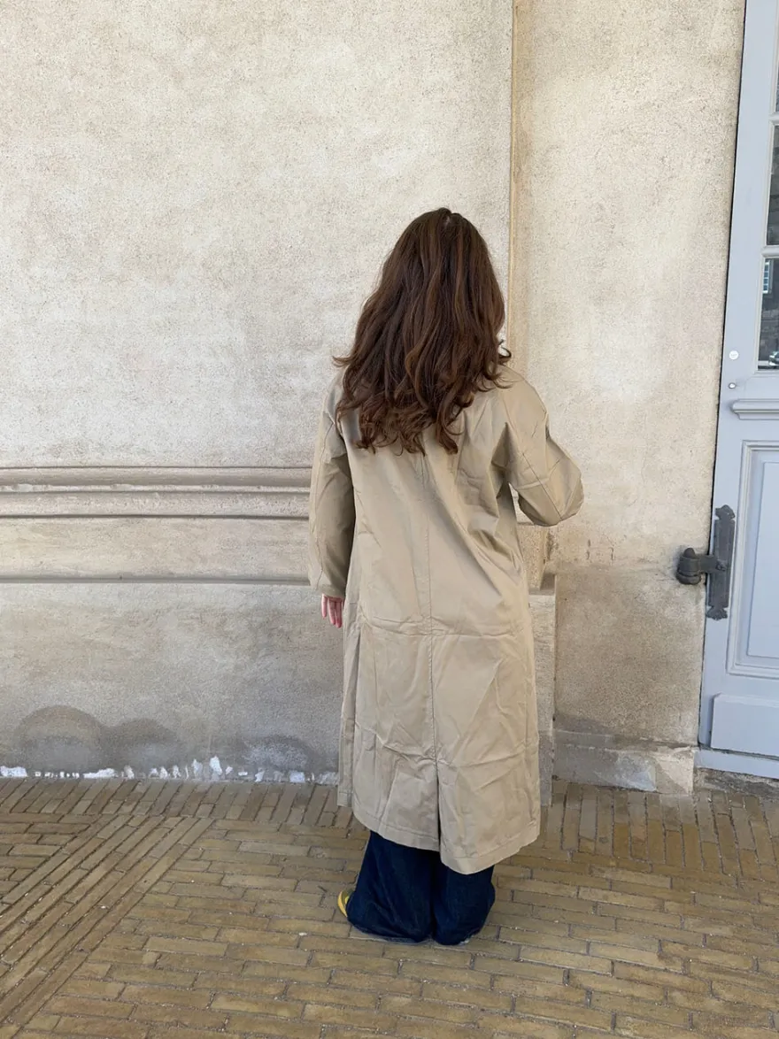 Design By Si Solene trenchcoat - Beige Hot