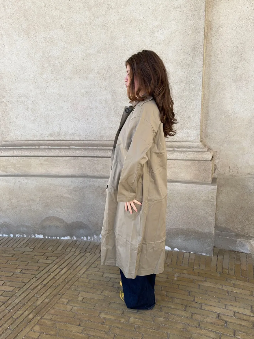 Design By Si Solene trenchcoat - Beige Hot