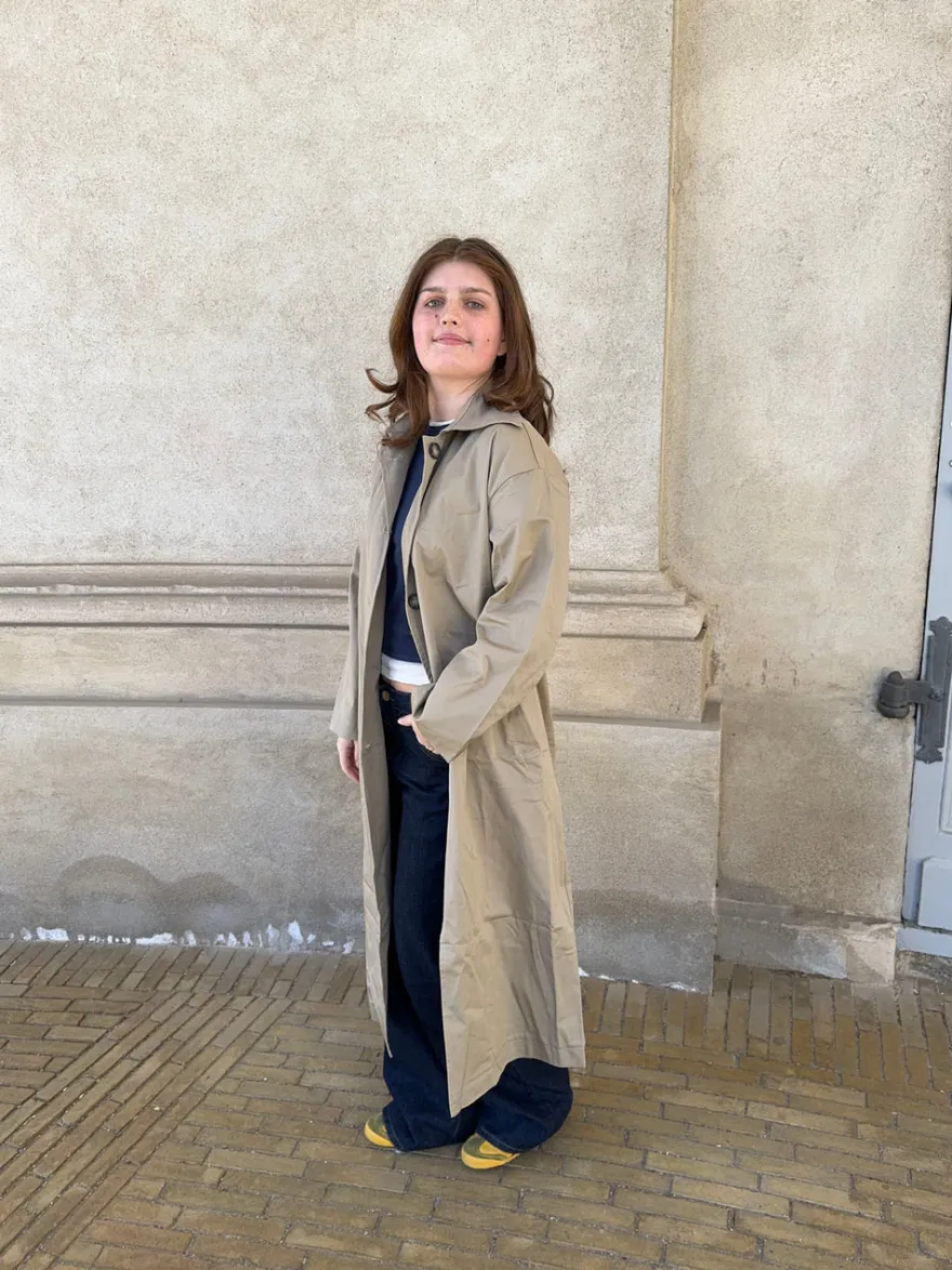Design By Si Solene trenchcoat - Beige Hot