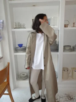 Design By Si Solene trenchcoat - Beige Hot