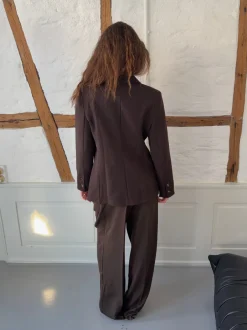 Design By Si Sonija oversized blazer - Brun Discount