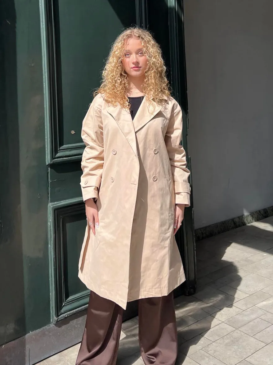 Design By Si Sophia trenchcoat - Beige