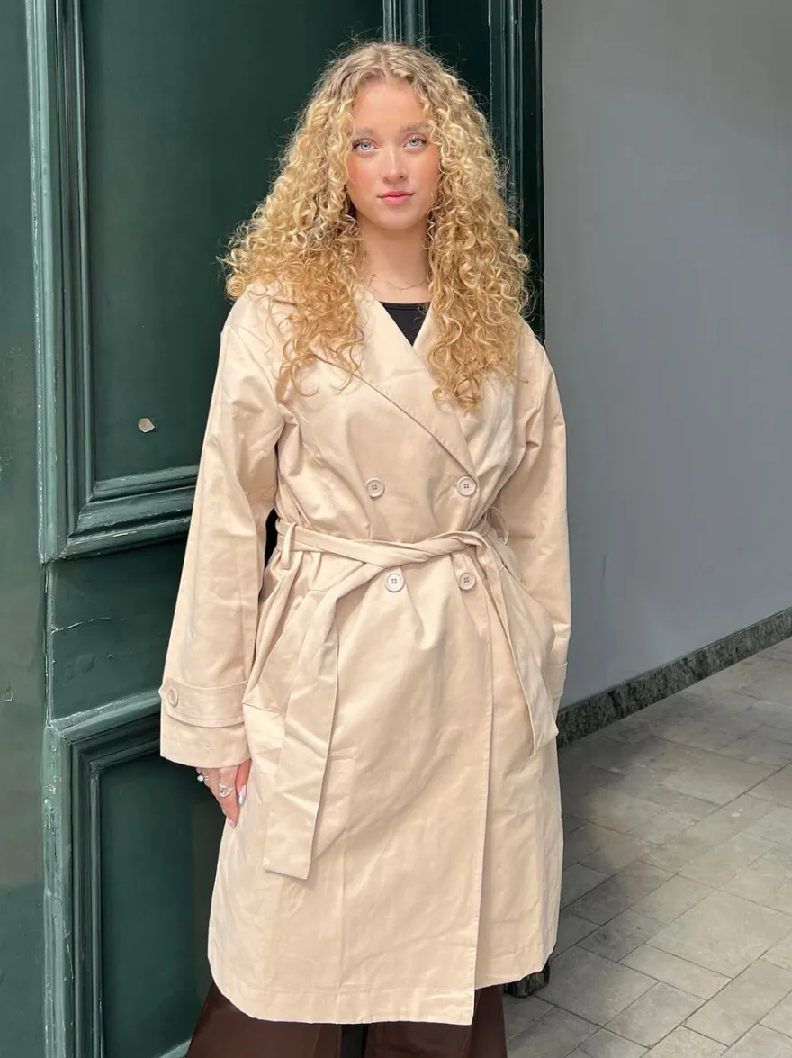 Design By Si Sophia trenchcoat - Beige