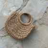Design By Si Taormina flettet taske - Beige Outlet