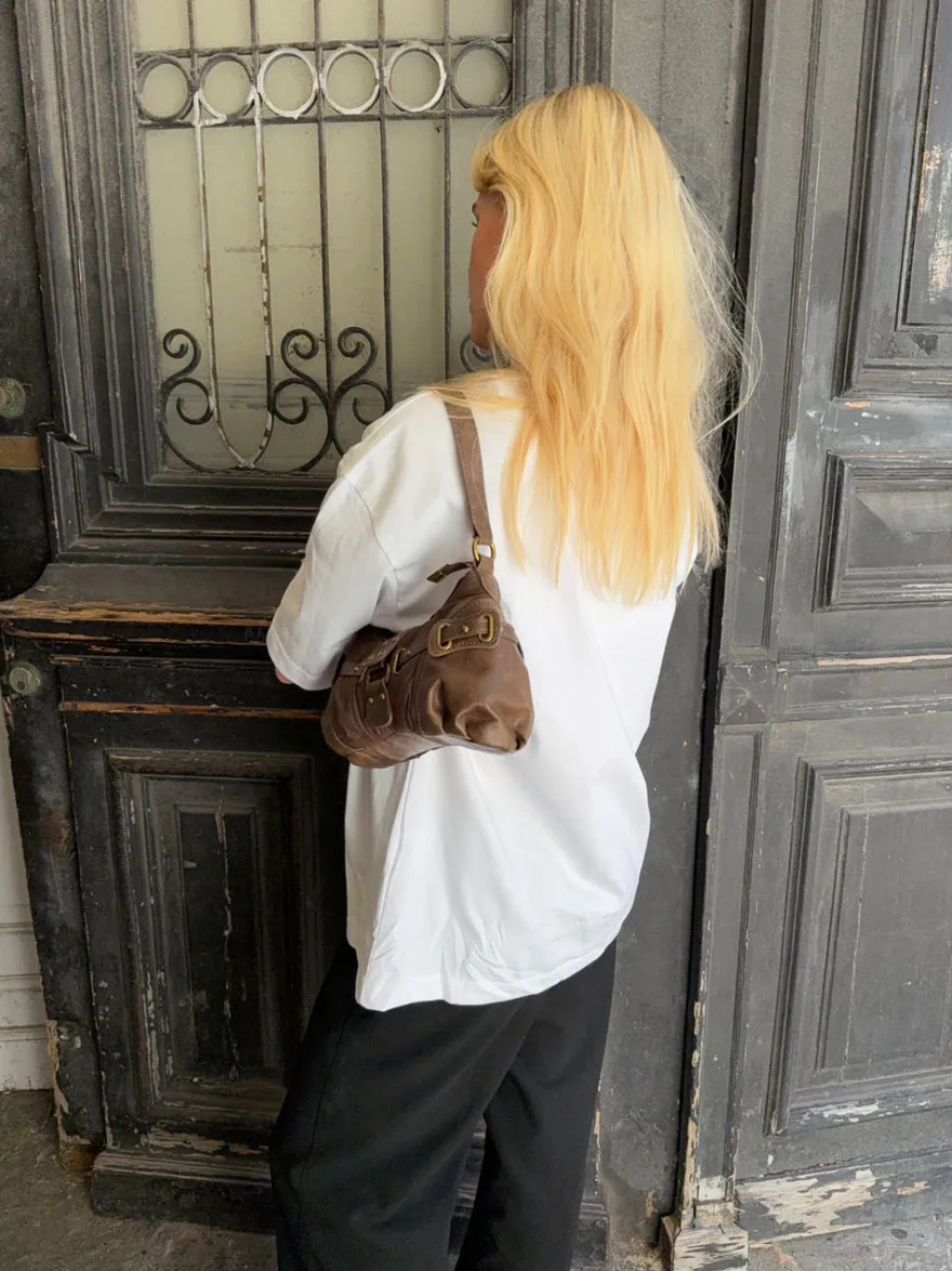 Design By Si Teddy håndtaske - Brun Hot