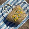 Design By Si Terlizzi flettet taske med citroner - Beige/gul Sale