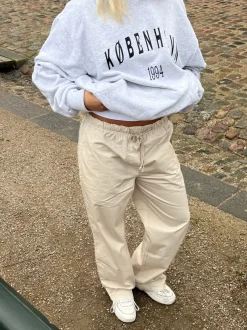 Design By Si Thora løse bukser - Beige Online