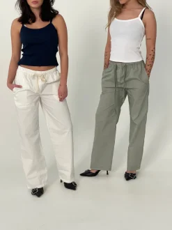 Design By Si Thora løse bukser - Off white Hot