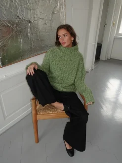 Design By Si Tikka striktrøje - Grøn Online
