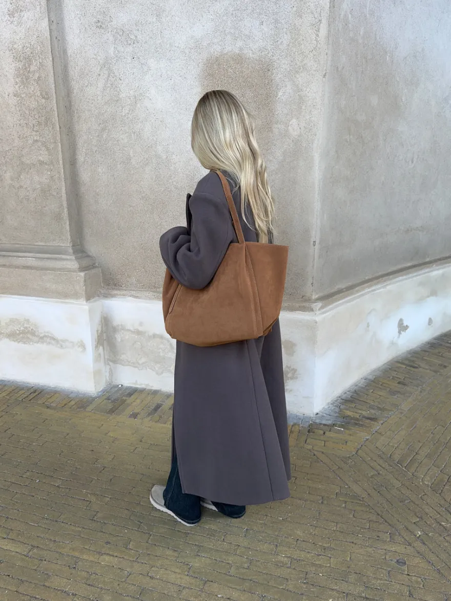 Design By Si Tolouse ruskindstaske - Brun Clearance