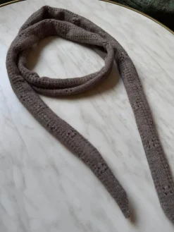 Design By Si Tova halstørklæde - Taupe Clearance