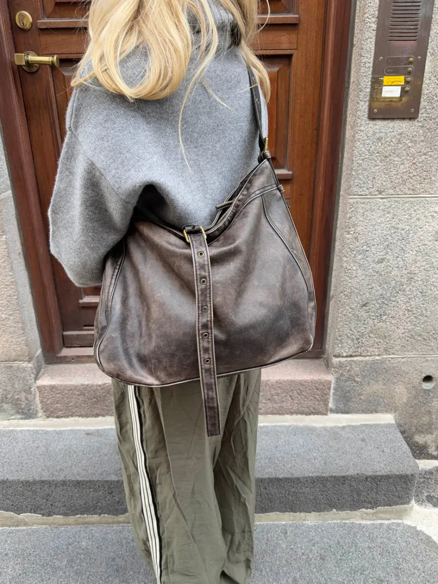 Design By Si Tyra skuldertaske - Brun Hot