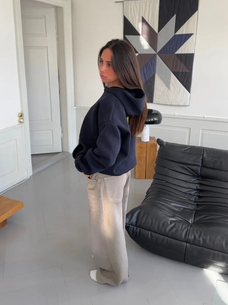 Design By Si Urban Civic oversized hoodie - Navy Hot