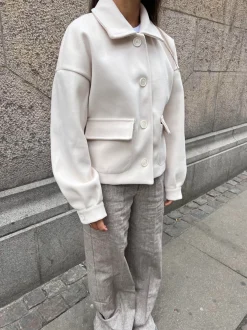 Design By Si Veneda jakke - Off-white Online