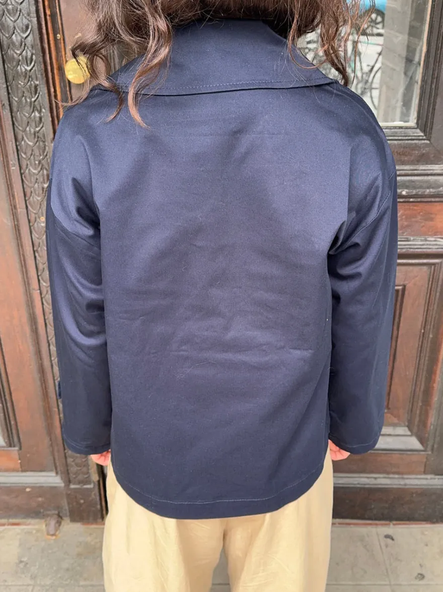 Design By Si Via jakke - Navy Discount